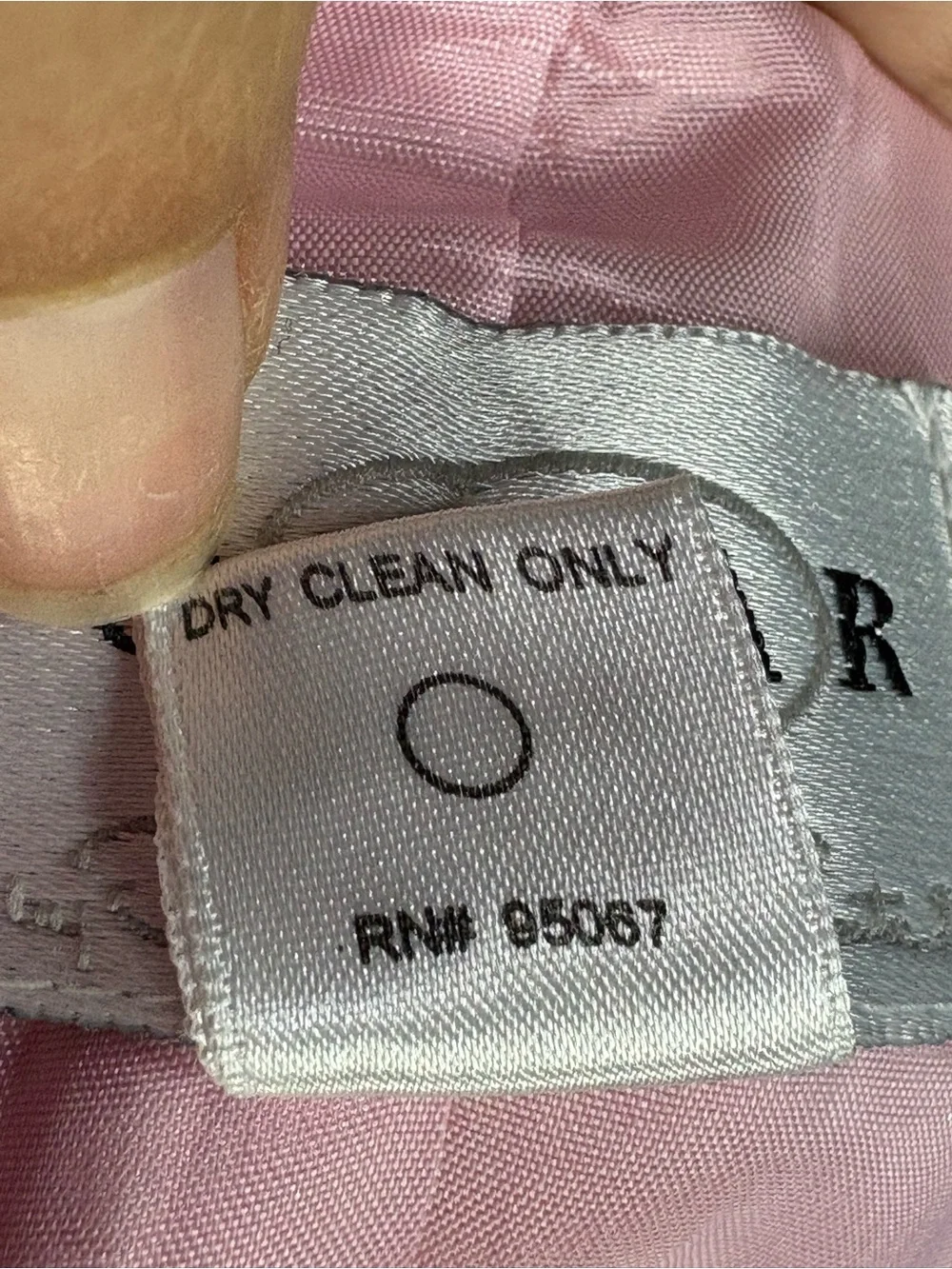 Vintage OSCAR DE LA RENTA Cocktail Wool Blazer Blush Pink 8P Made in Korea